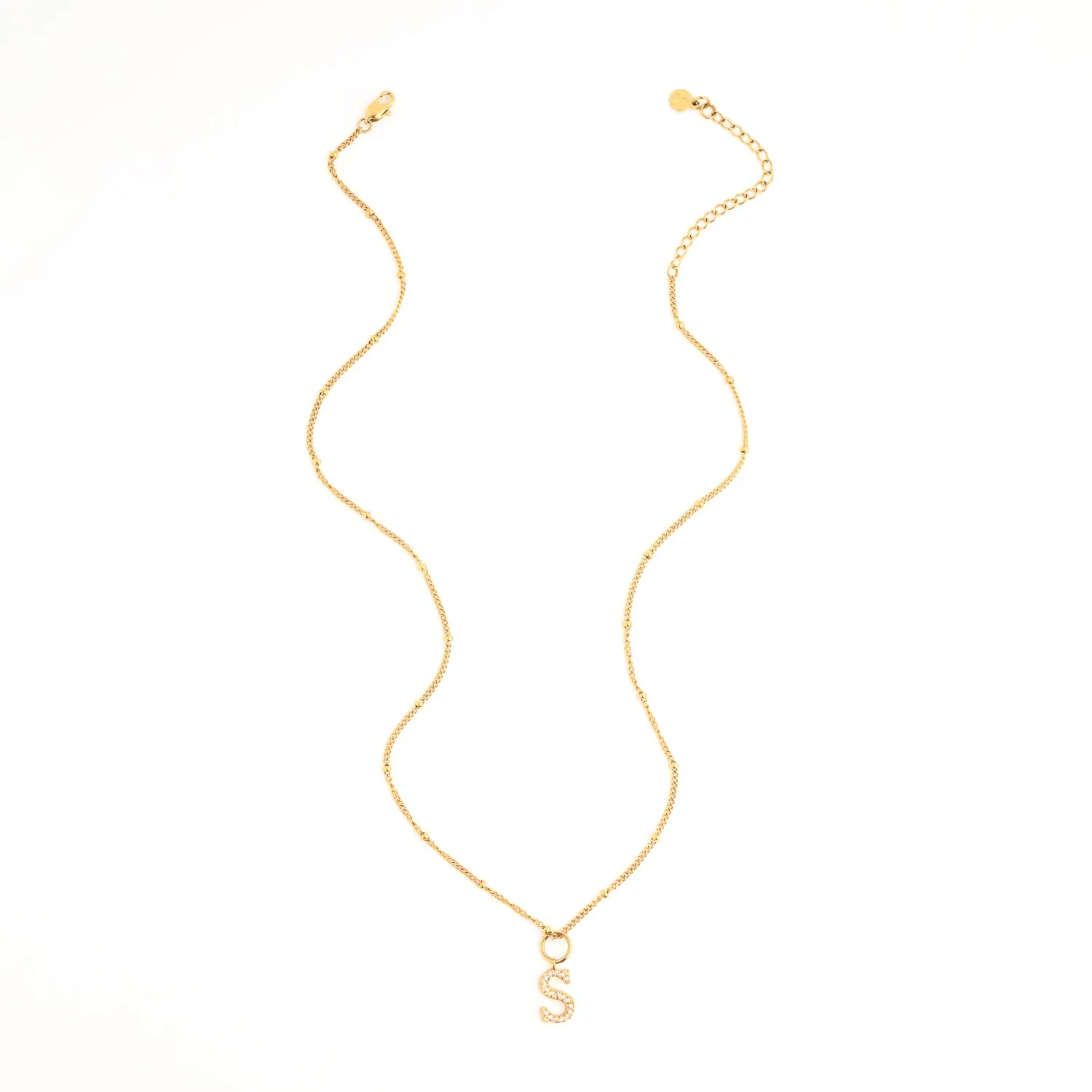 S Initial Long Necklace sold by Starfish Project product image thumbnail 4