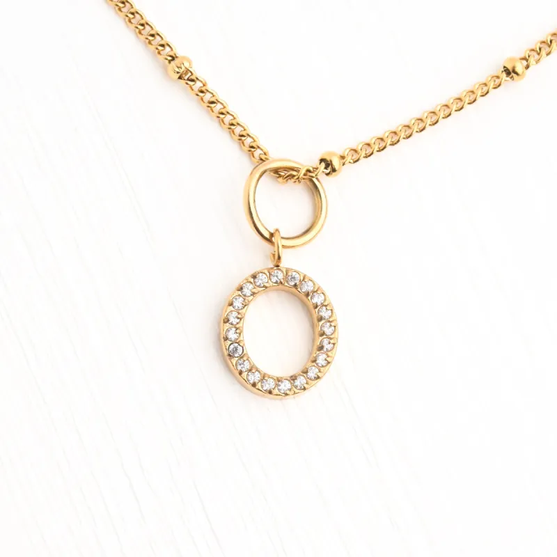 O Initial Long Necklace sold by Starfish Project