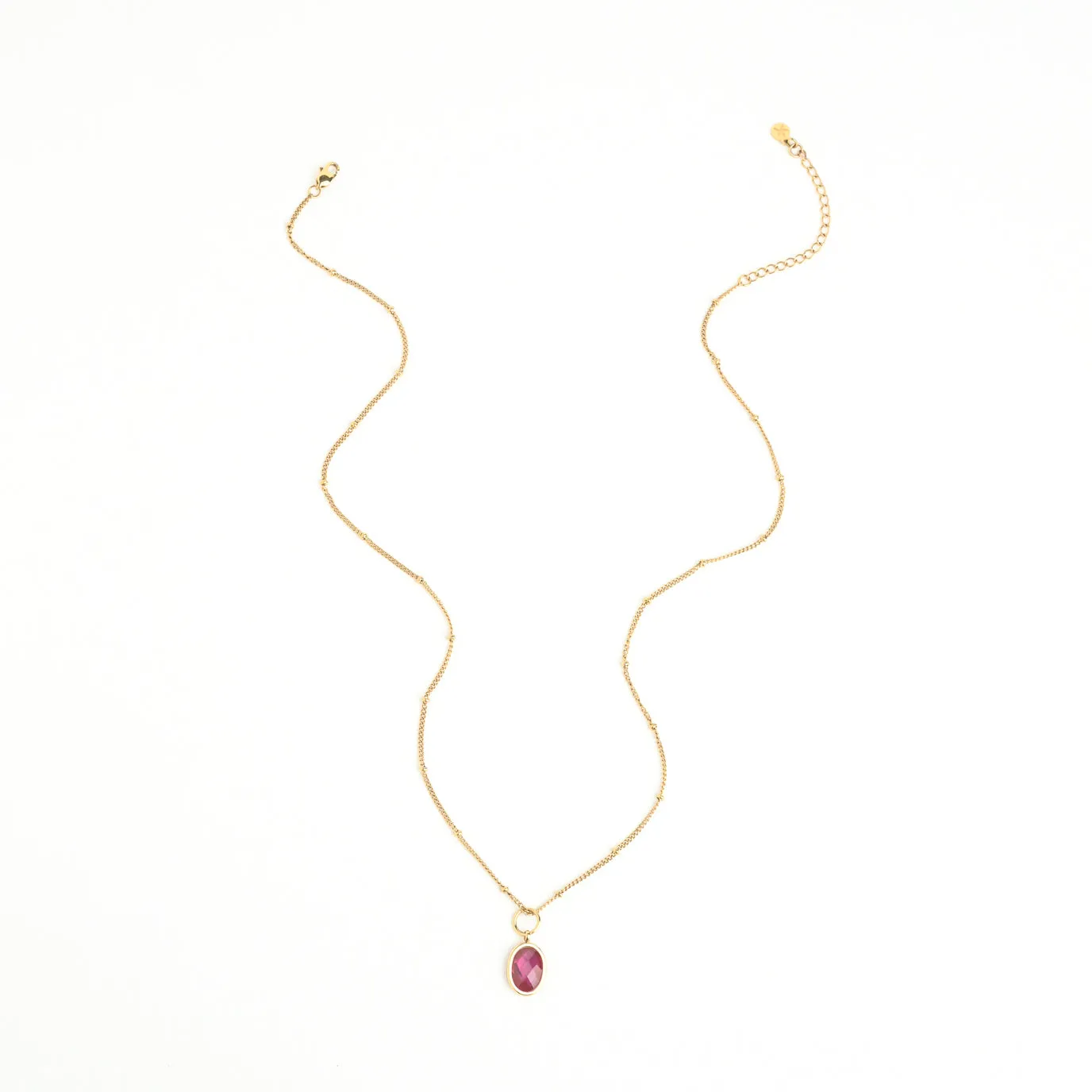 July Birthstone Long Necklace sold by Starfish Project product image thumbnail 4