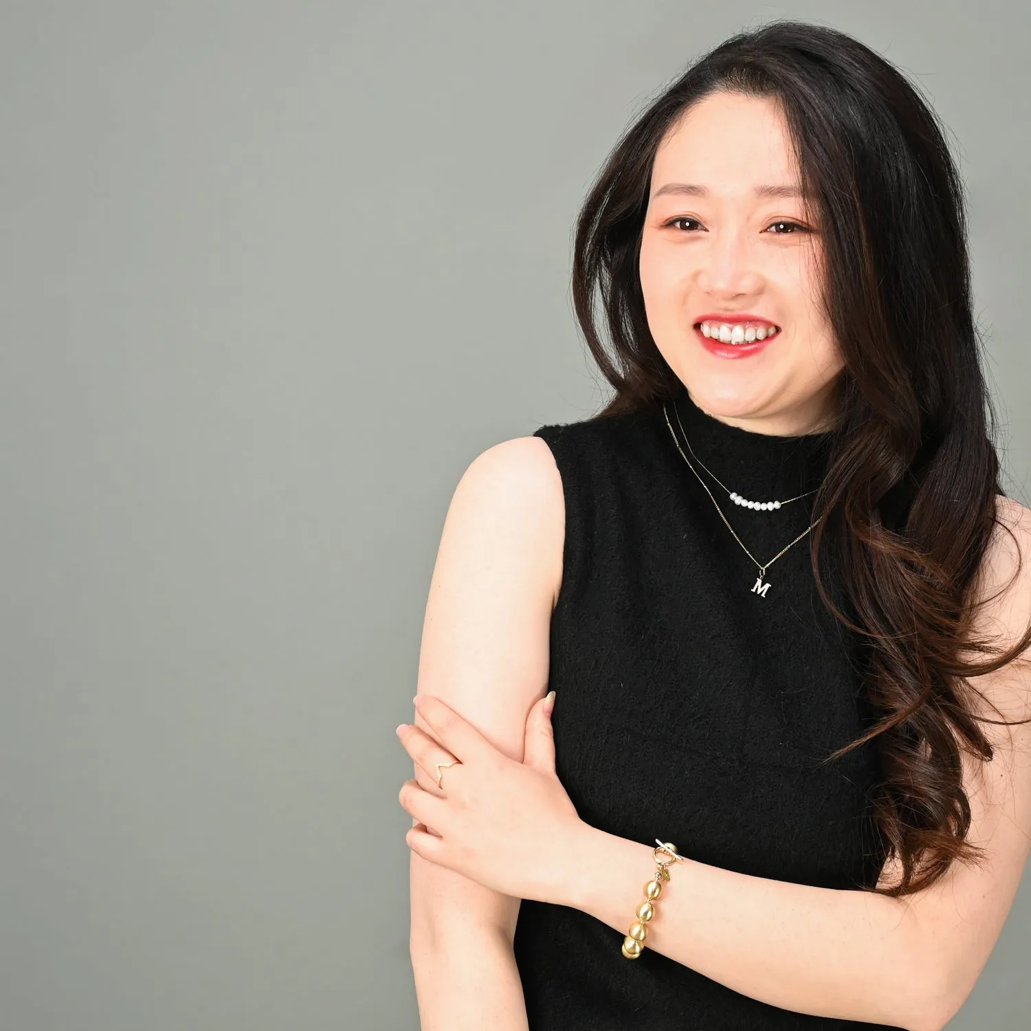 M Initial Long Necklace sold by Starfish Project product image thumbnail 5