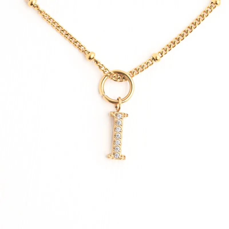 I Initial Long Necklace sold by Starfish Project