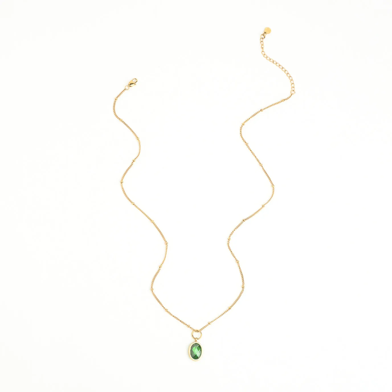 May Birthstone Long Necklace sold by Starfish Project product image thumbnail 4