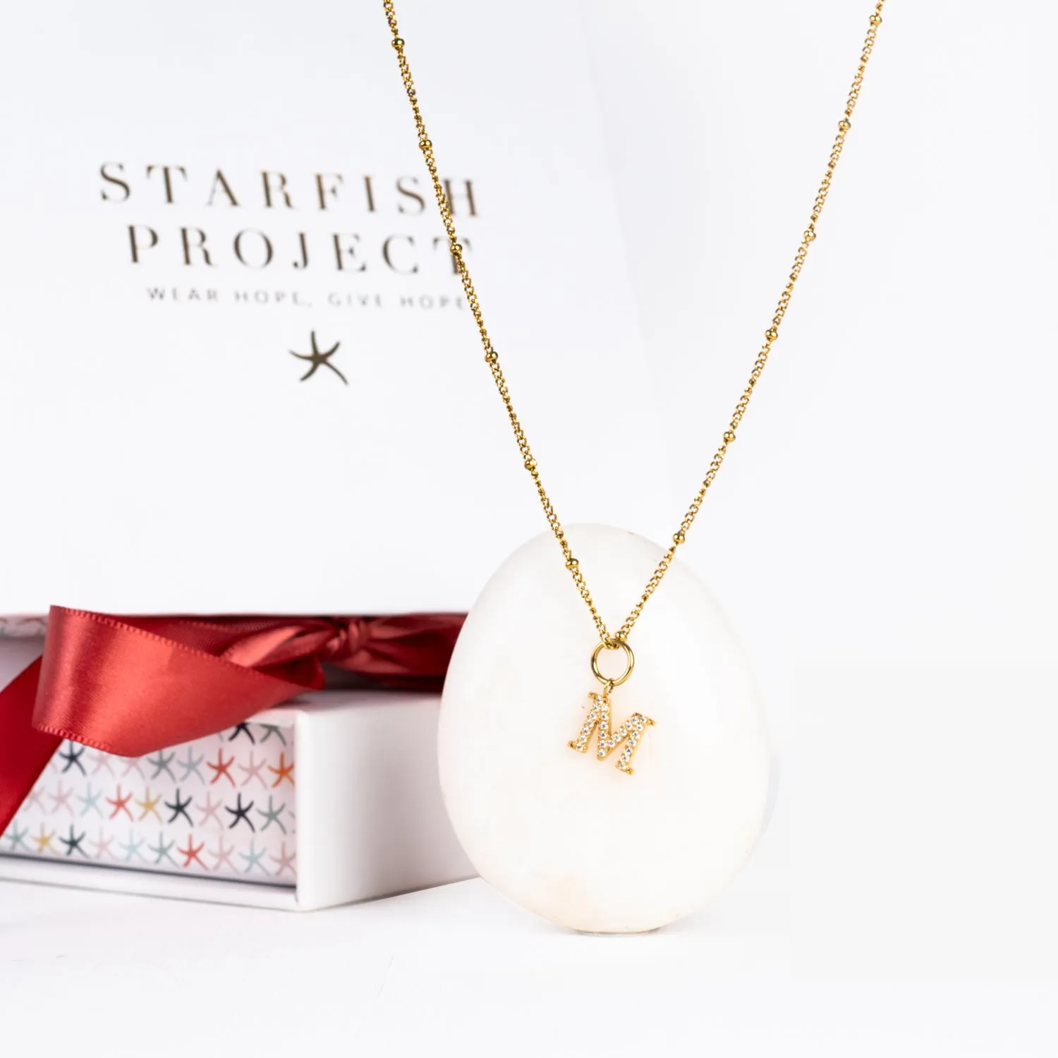 G Initial Long Necklace sold by Starfish Project product image thumbnail 2