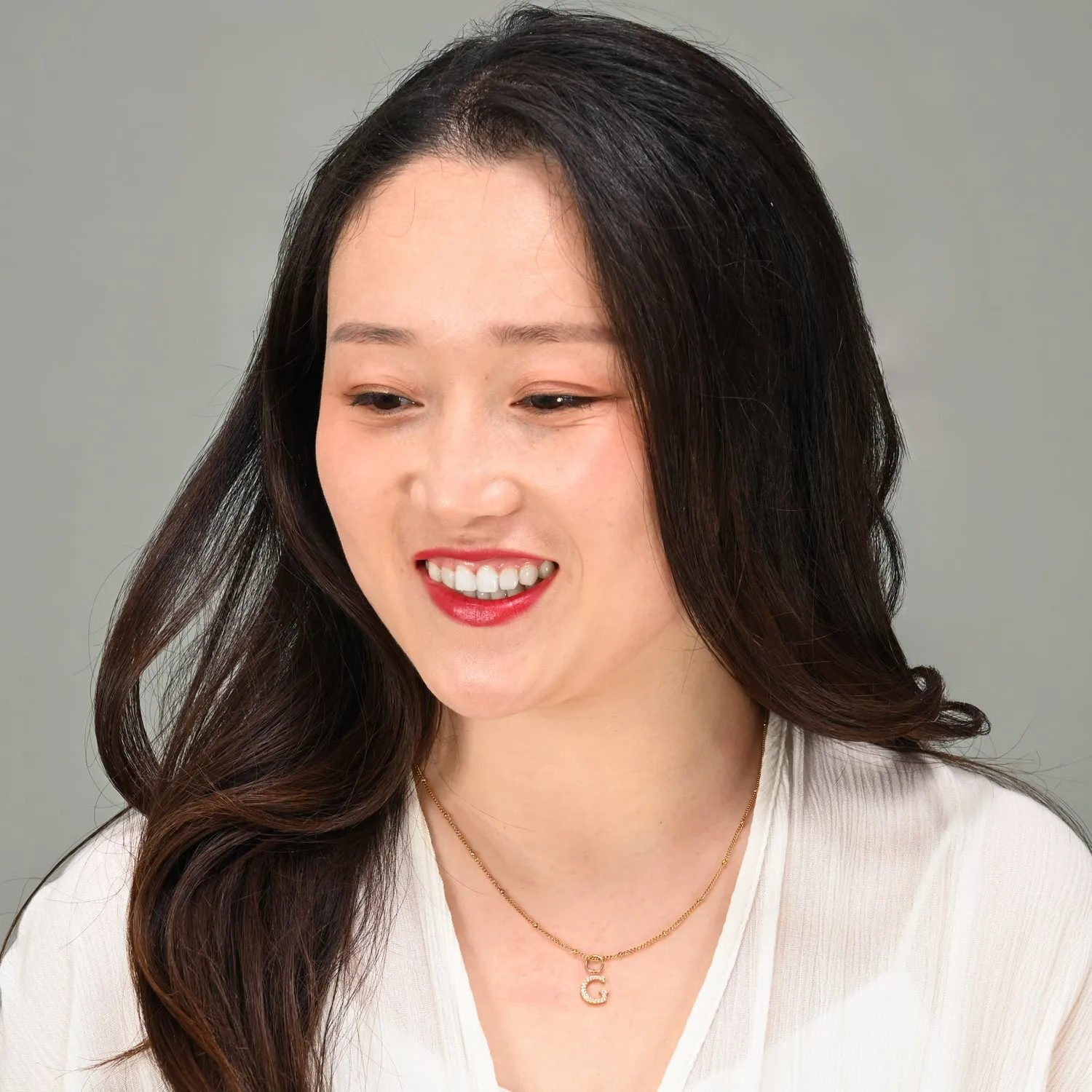 G Initial Long Necklace sold by Starfish Project product image thumbnail 5