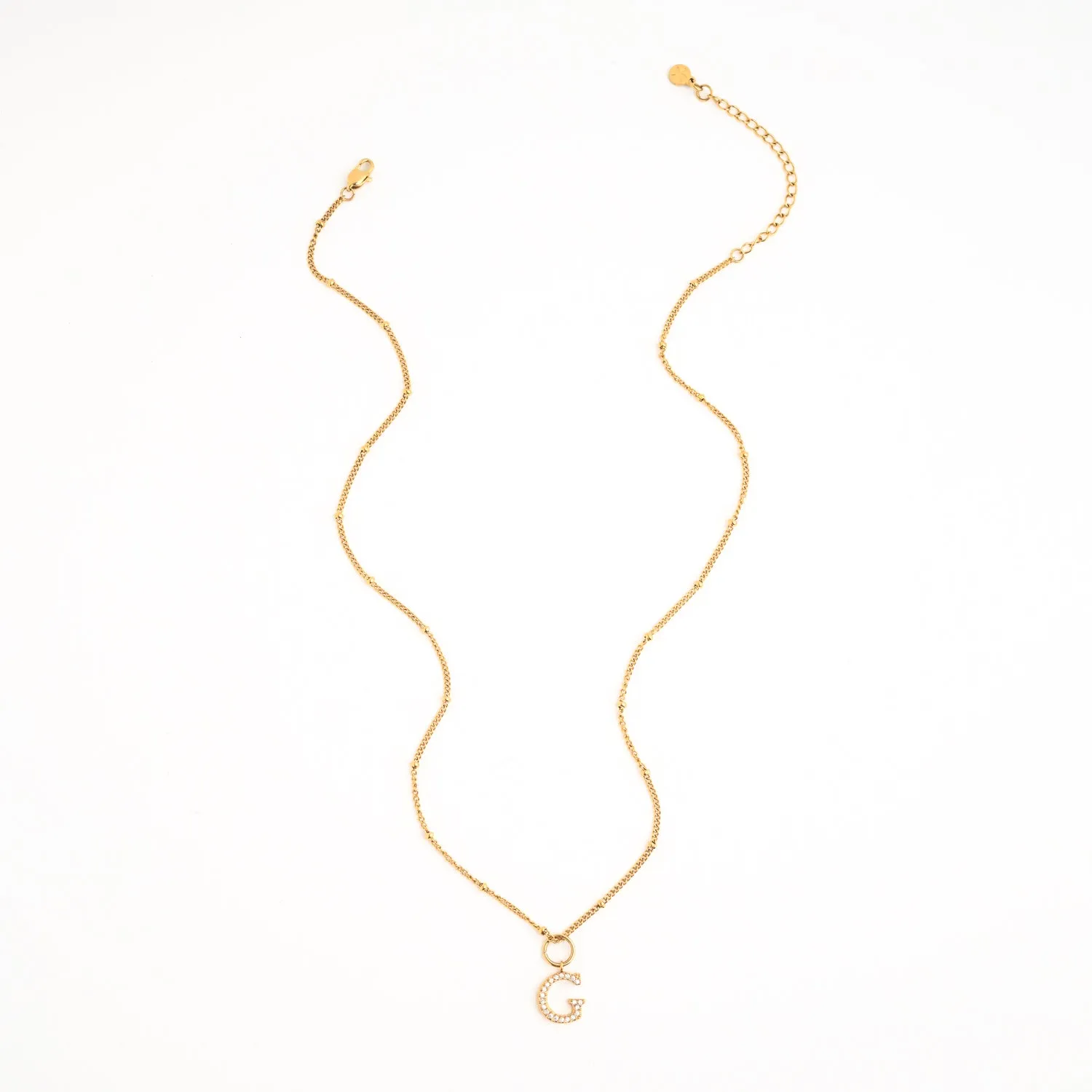 G Initial Long Necklace sold by Starfish Project product image thumbnail 4