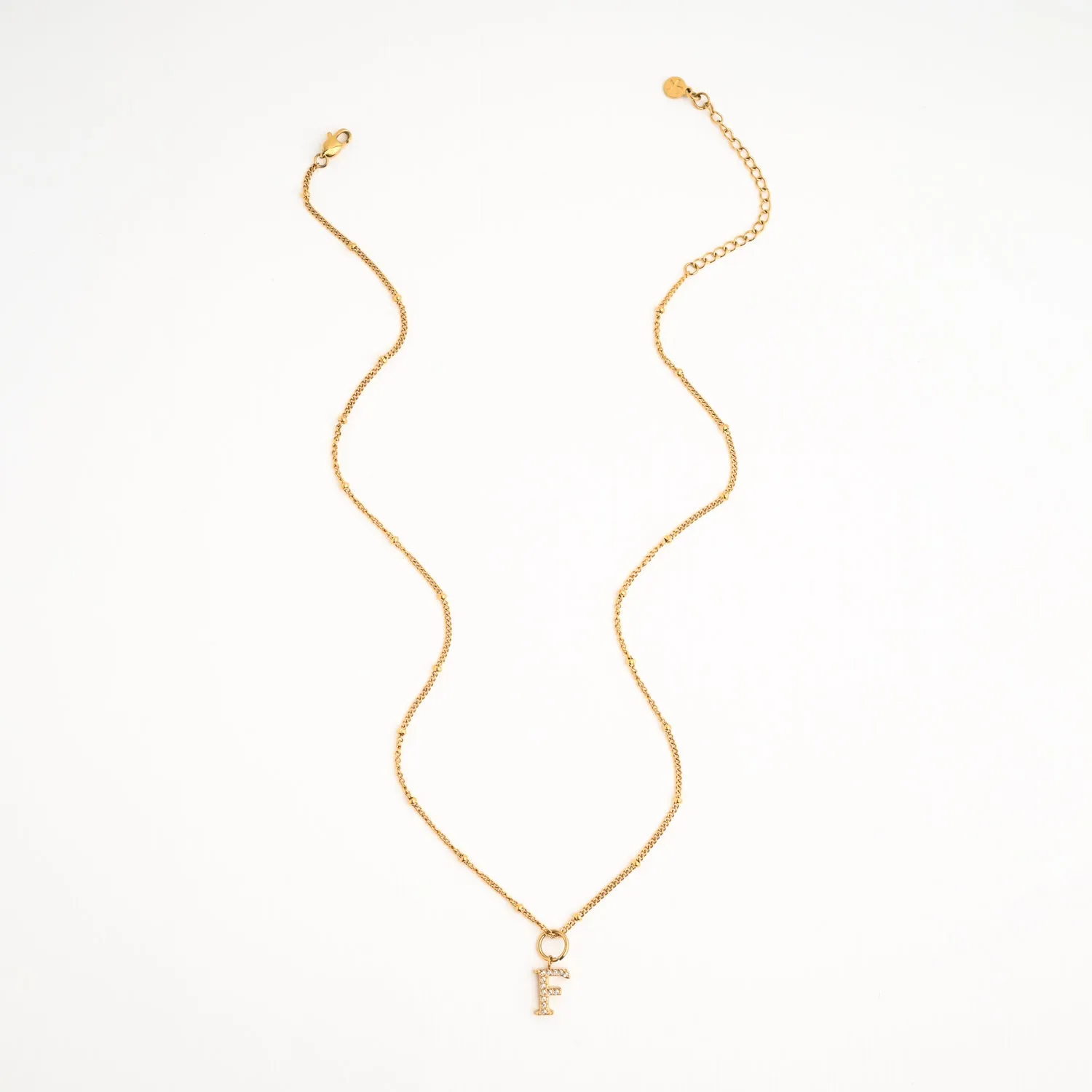 F Initial Long Necklace sold by Starfish Project product image thumbnail 4