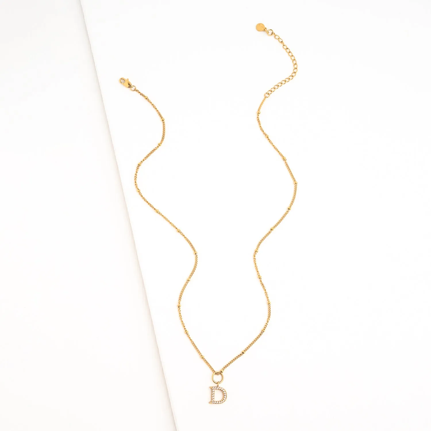 D Initial Long Necklace sold by Starfish Project product image thumbnail 4