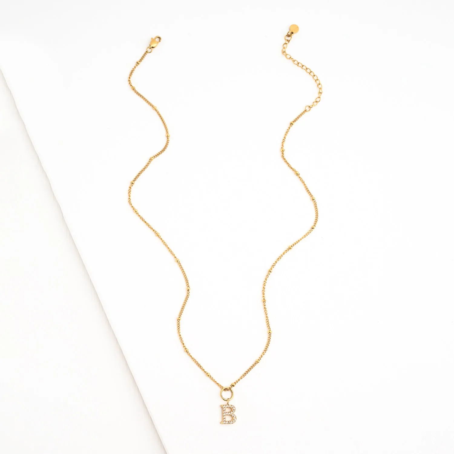 B Initial Long Necklace sold by Starfish Project product image thumbnail 4