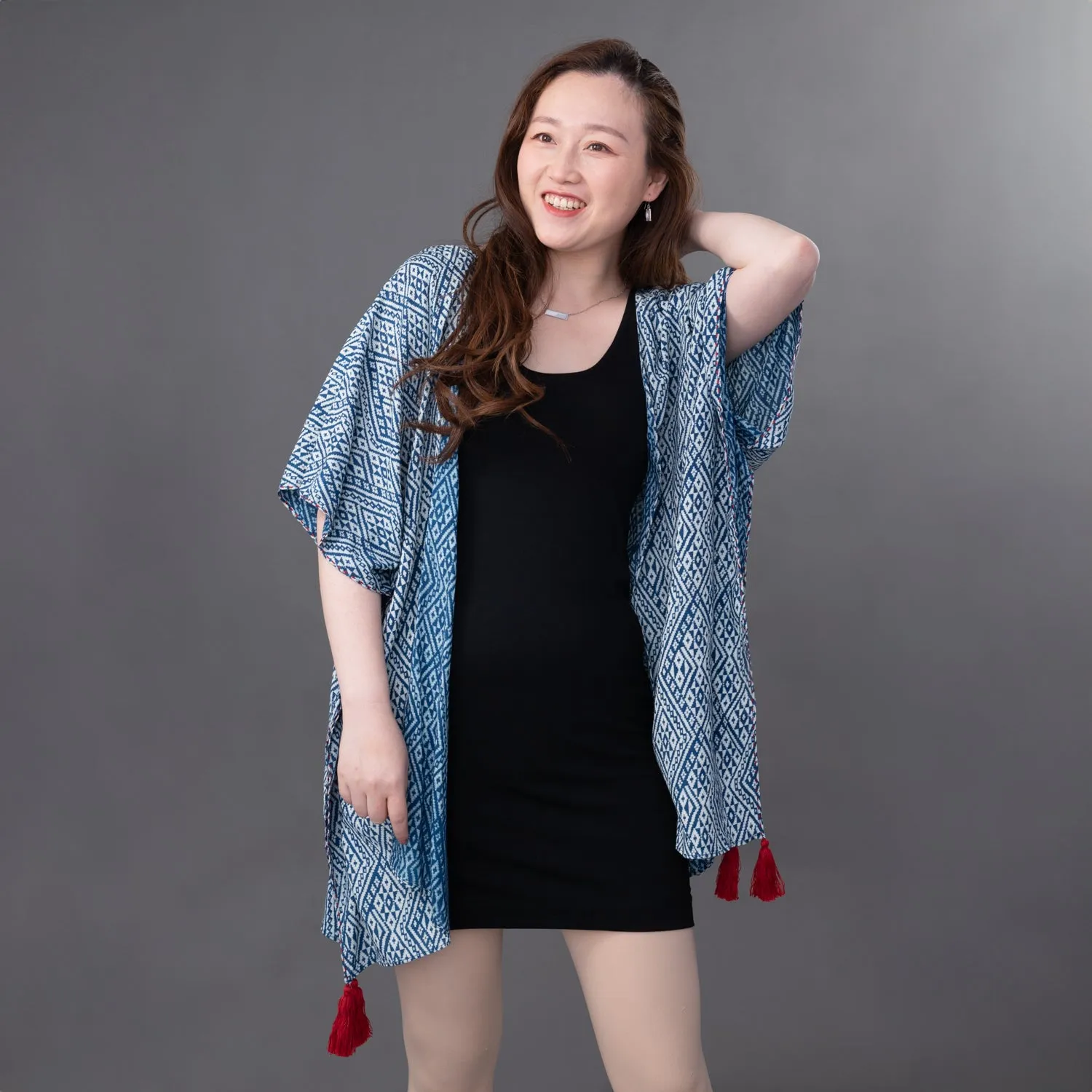 Mali Sky Kimono-Inspired Garment sold by Starfish Project product image thumbnail 3