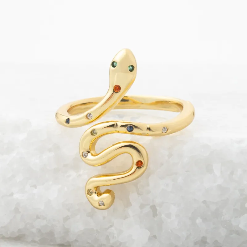 Snake 'Little Dragon' Ring made by Starfish Project
