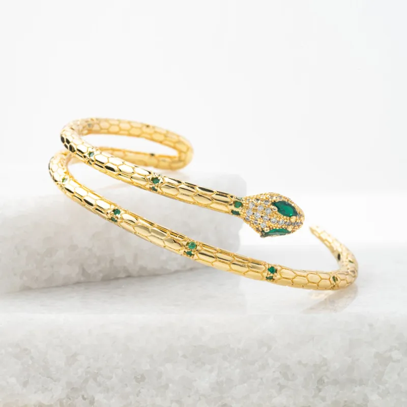 Snake 'Little Dragon' Cuff Bracelet sold by Starfish Project