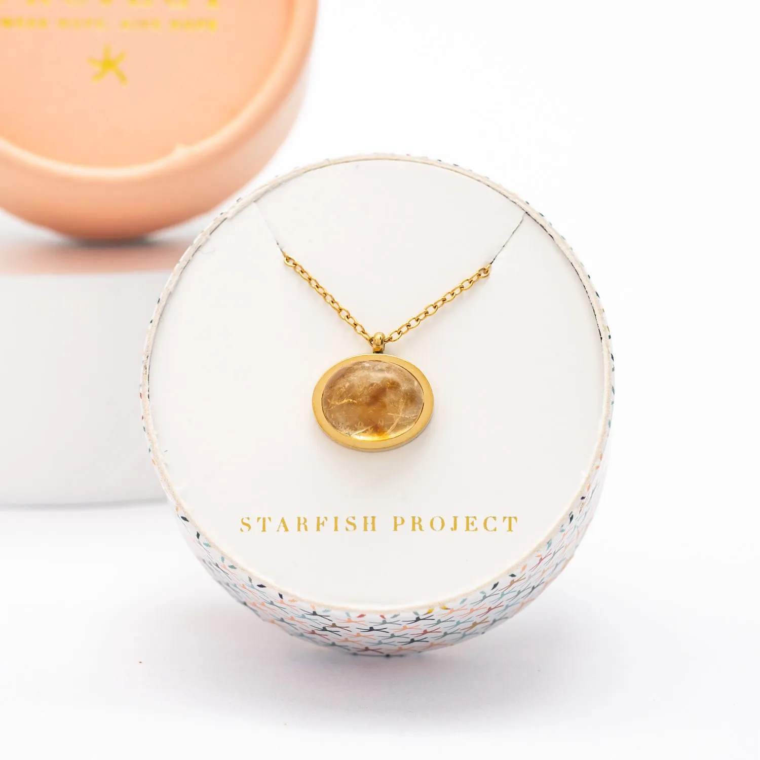 Hopeful Glow Necklace in Citrine sold by Starfish Project product image thumbnail 3