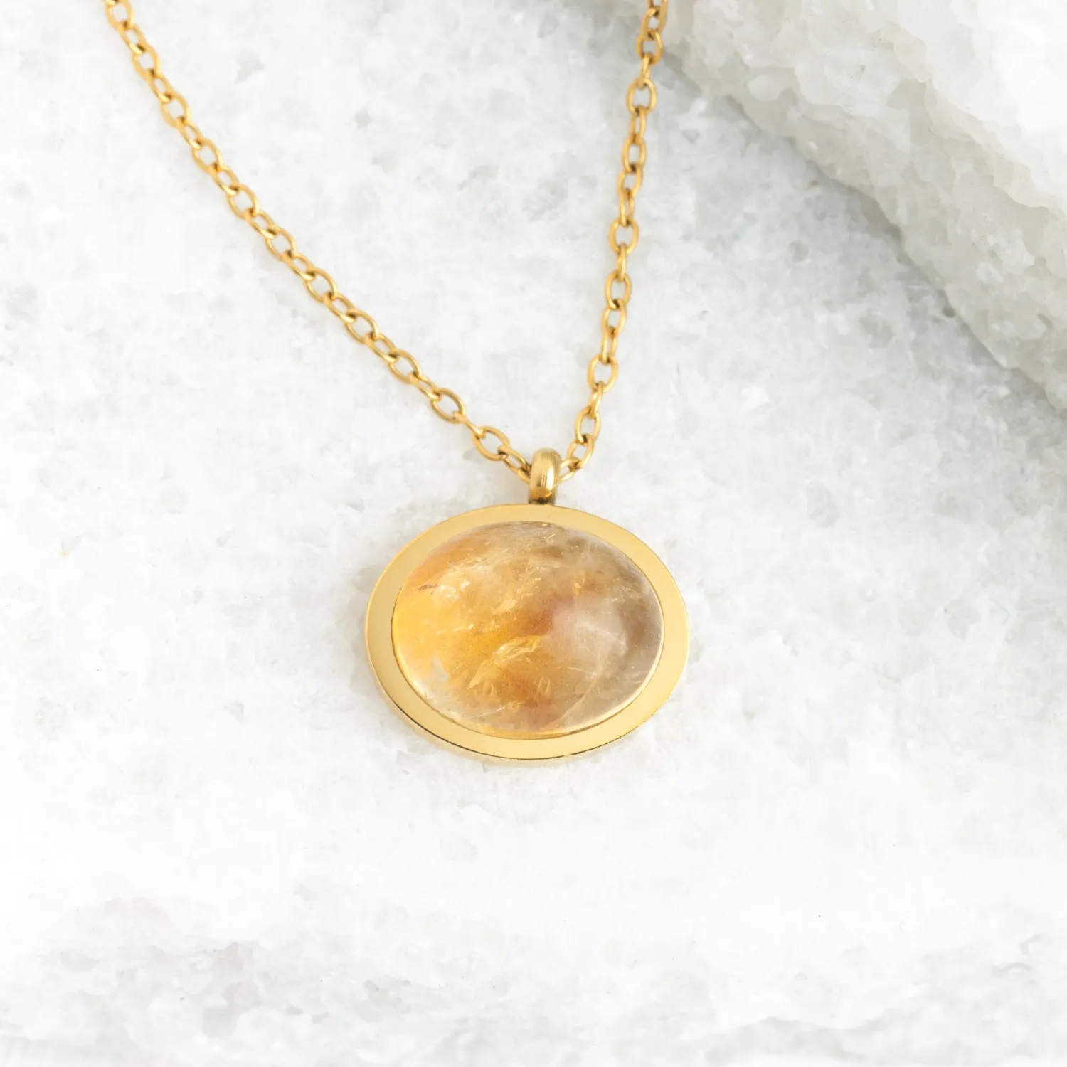 Hopeful Glow Necklace in Citrine sold by Starfish Project
