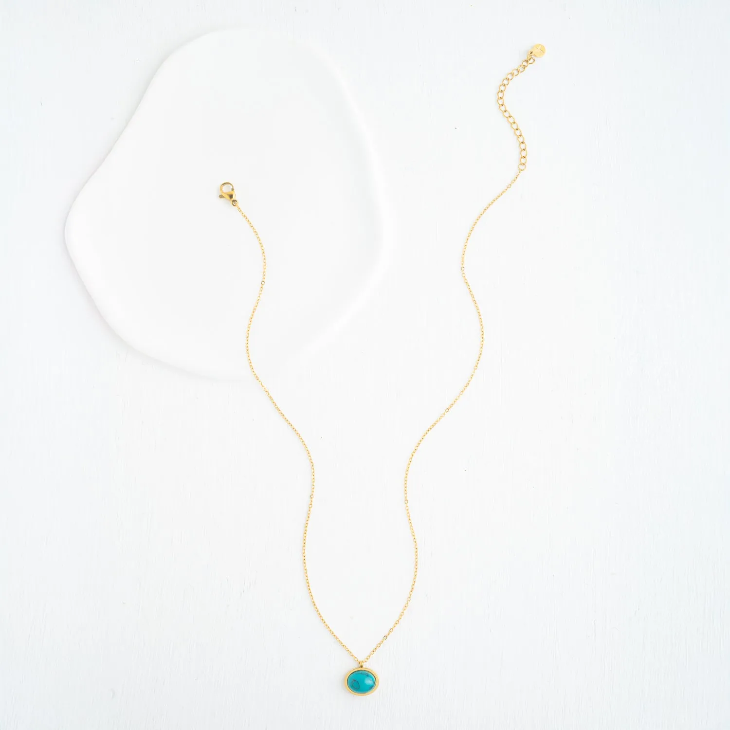 Hopeful Glow Necklace in Turquoise sold by Starfish Project product image thumbnail 4
