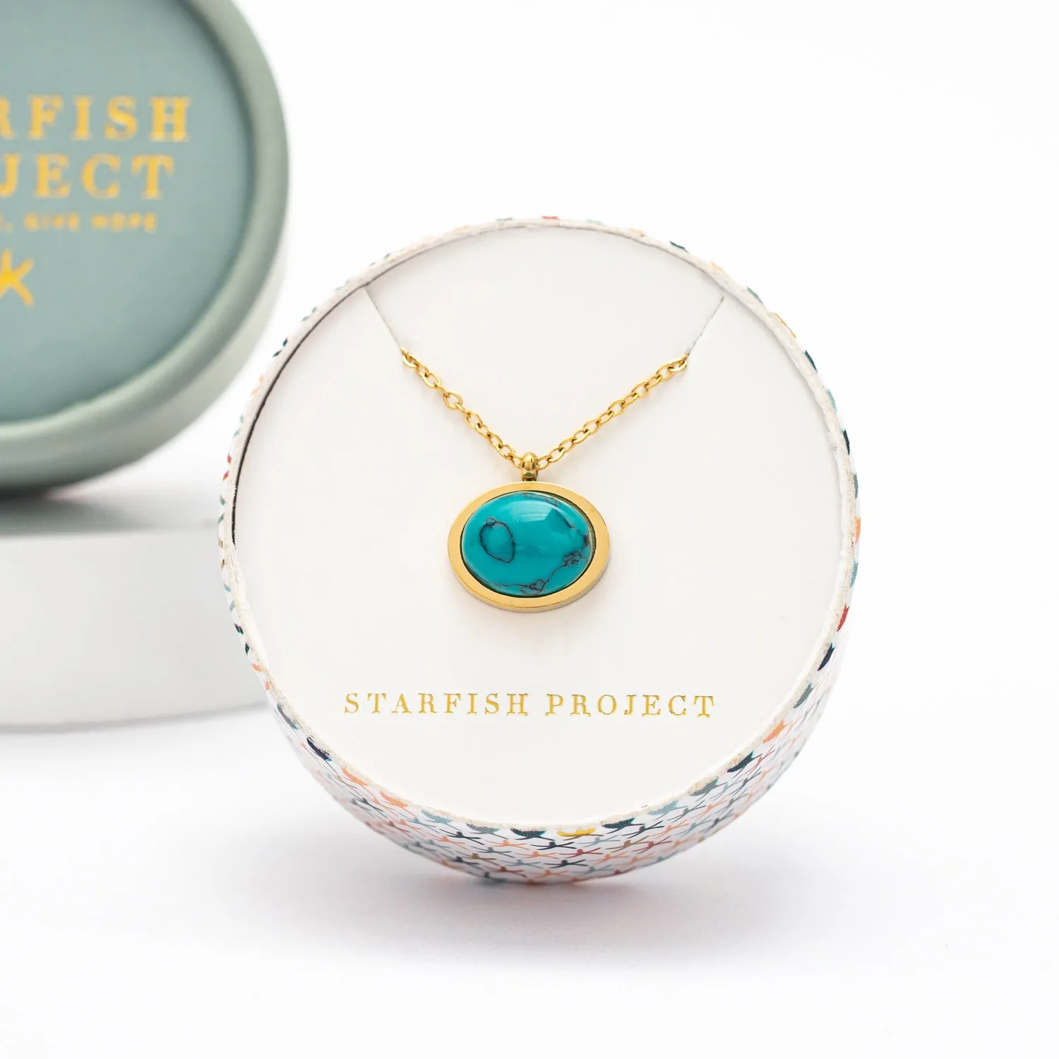 Hopeful Glow Necklace in Turquoise sold by Starfish Project product image thumbnail 3