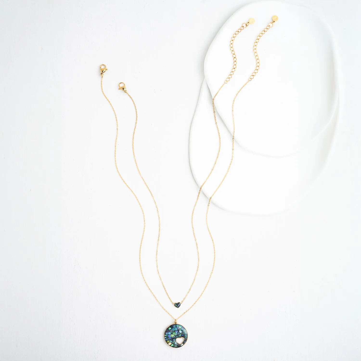 Journey Together Necklace Set in Captivating Abalone sold by Starfish Project product image thumbnail 4