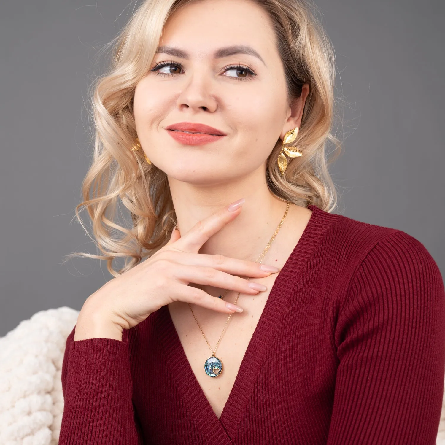 Golden Canopy Earrings sold by Starfish Project product image thumbnail 2