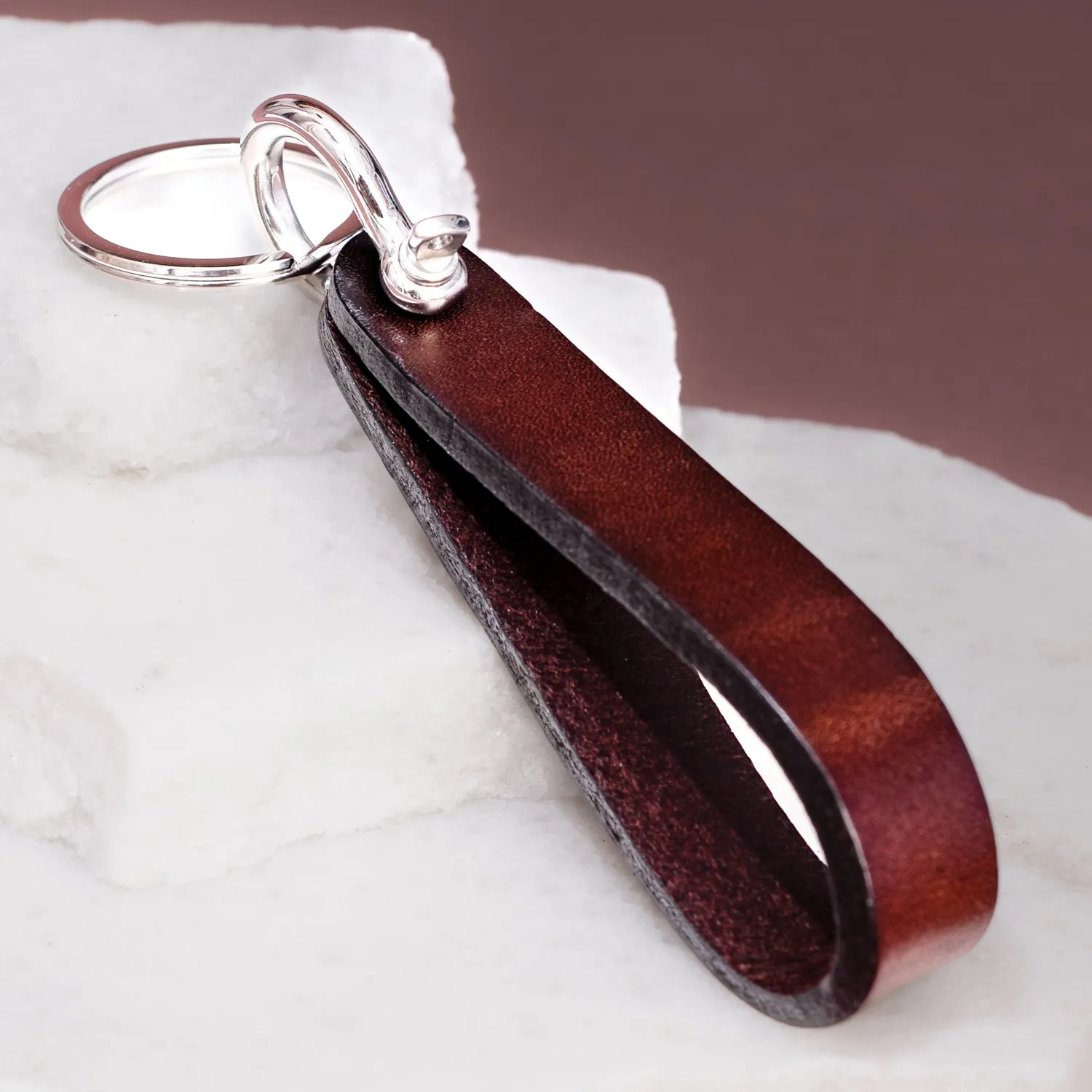Legacy Keychain in Black Leather sold by Starfish Project product image thumbnail 5