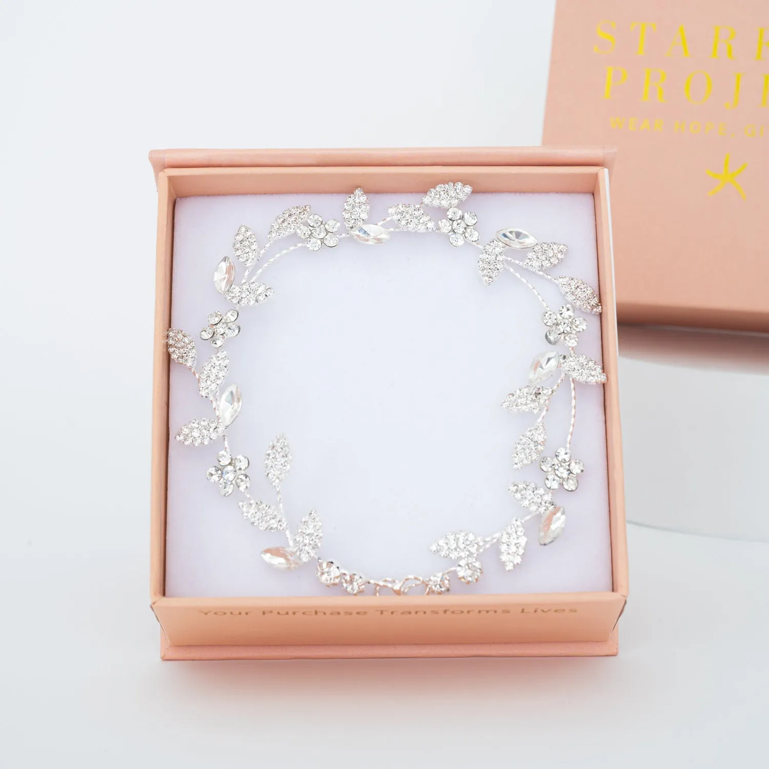 Ivy Bloom Headband in Sterling Silver sold by Starfish Project product image thumbnail 4