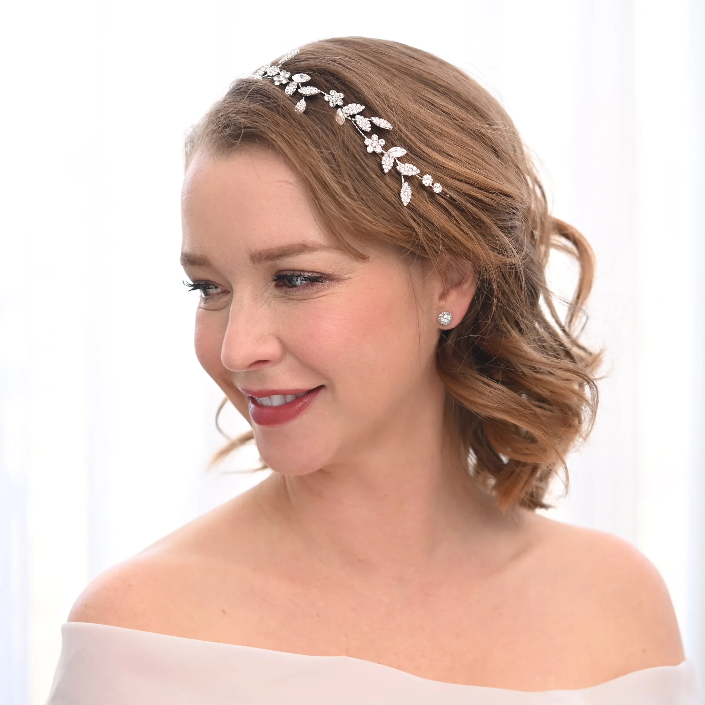 Ivy Bloom Headband in Sterling Silver sold by Starfish Project product image thumbnail 2