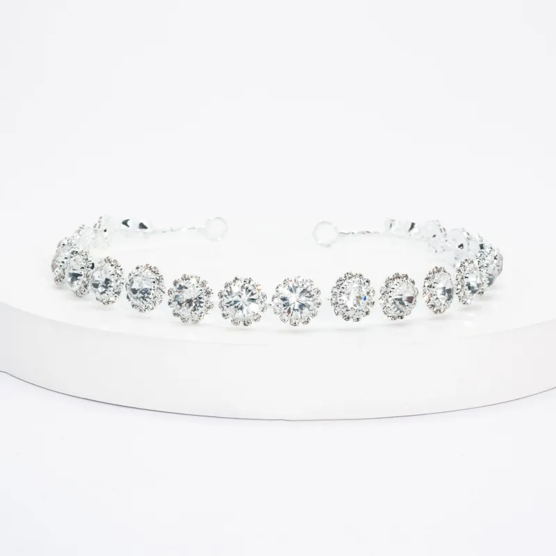 Peony Bloom Headband in Sterling Silver sold by Starfish Project