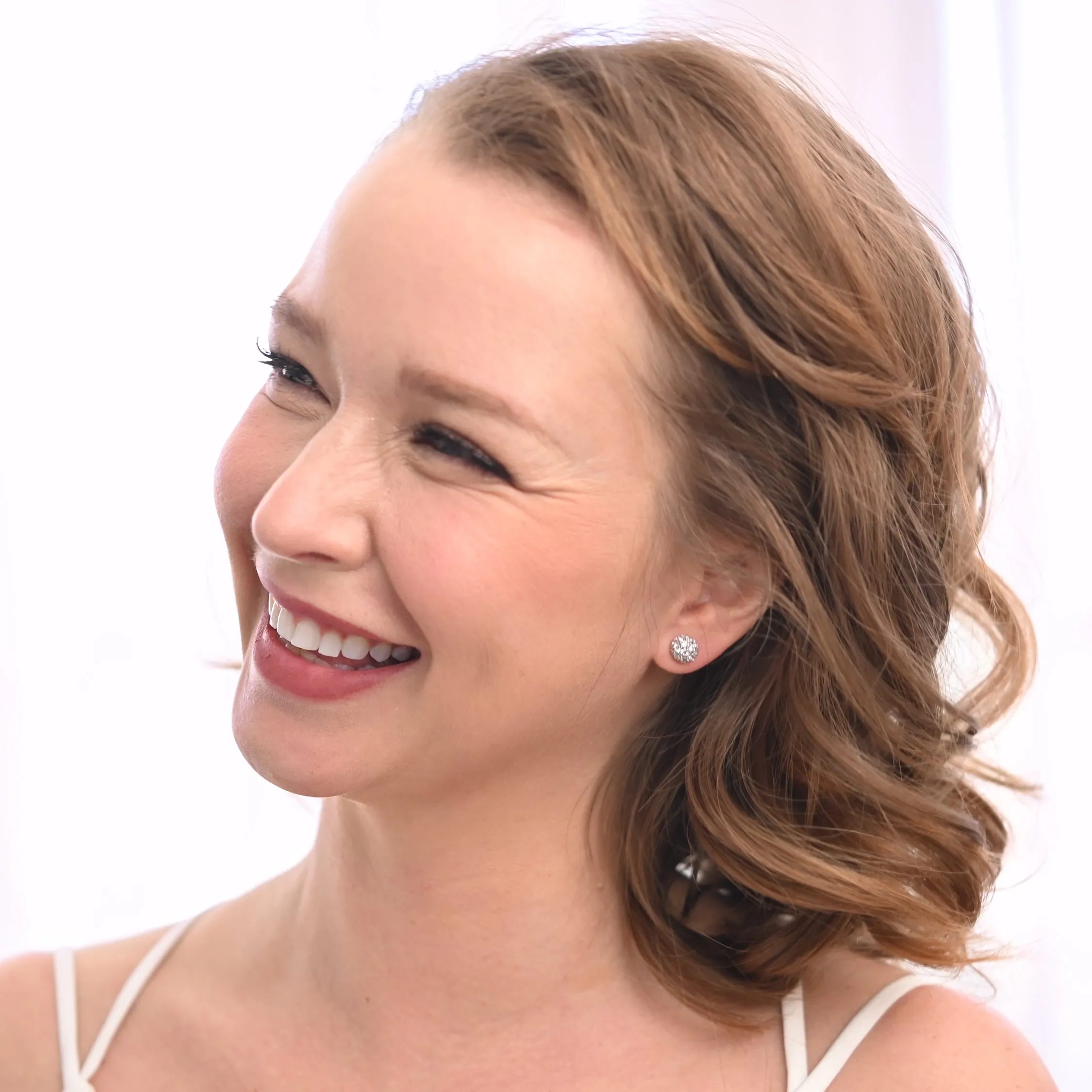 Lustre Bloom Studs in Platinum sold by Starfish Project product image thumbnail 3