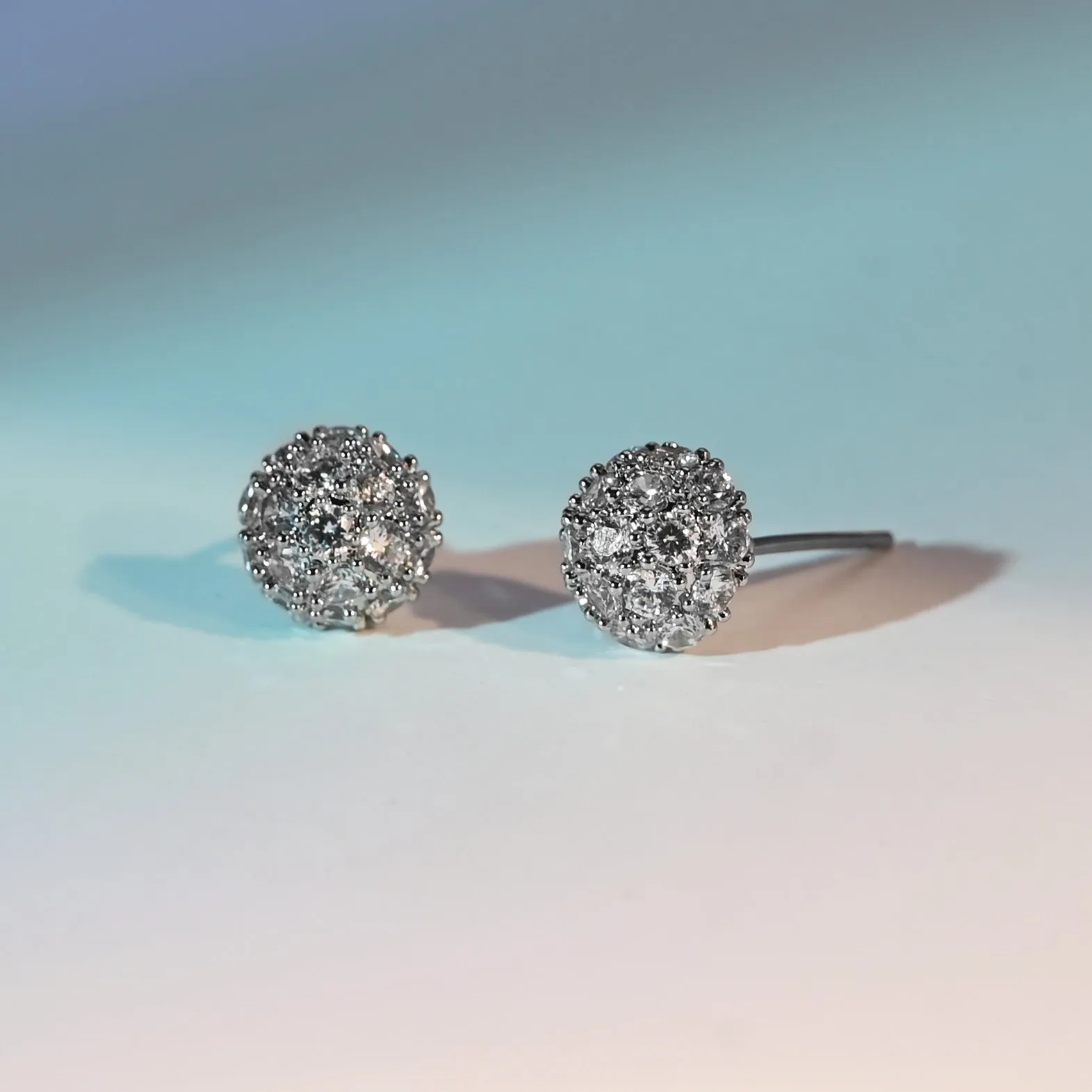 Lustre Bloom Studs in Platinum sold by Starfish Project product image thumbnail 5