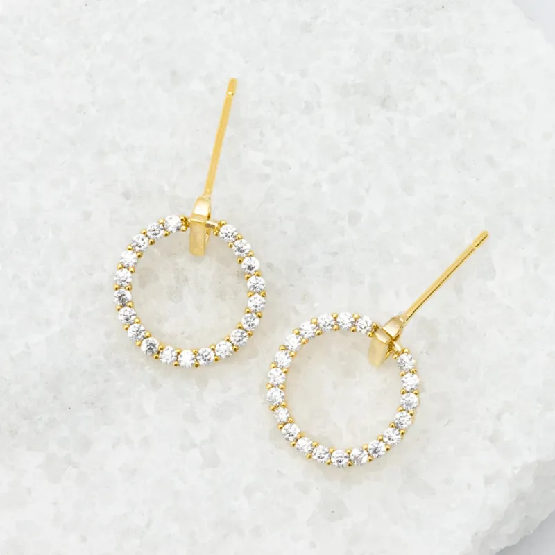 Aurora Circle Studs sold by Starfish Project