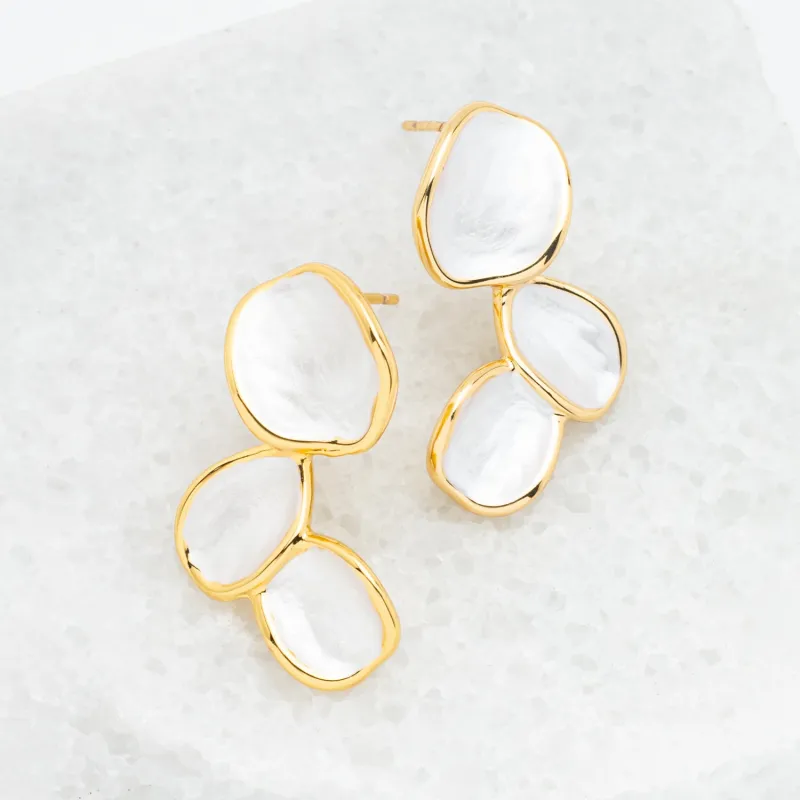Hope Echo Earrings in Ivory sold by Starfish Project
