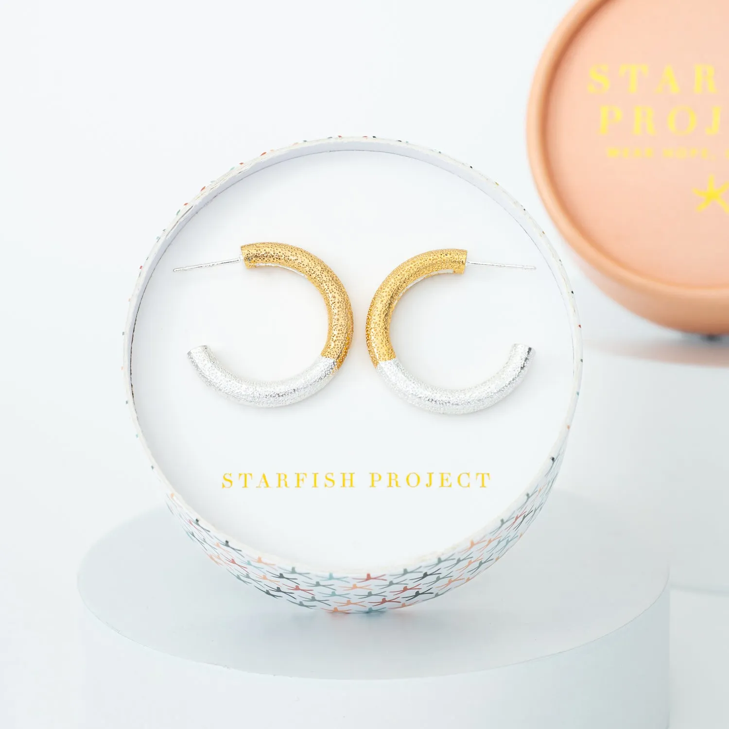 Luna Duo Hoops sold by Starfish Project product image thumbnail 3