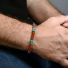 The Nomadic Turquoise & Red Jasper Men’s Gift Set sold by Starfish Project