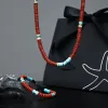The Nomadic Turquoise & Red Jasper Men’s Gift Set sold by Starfish Project