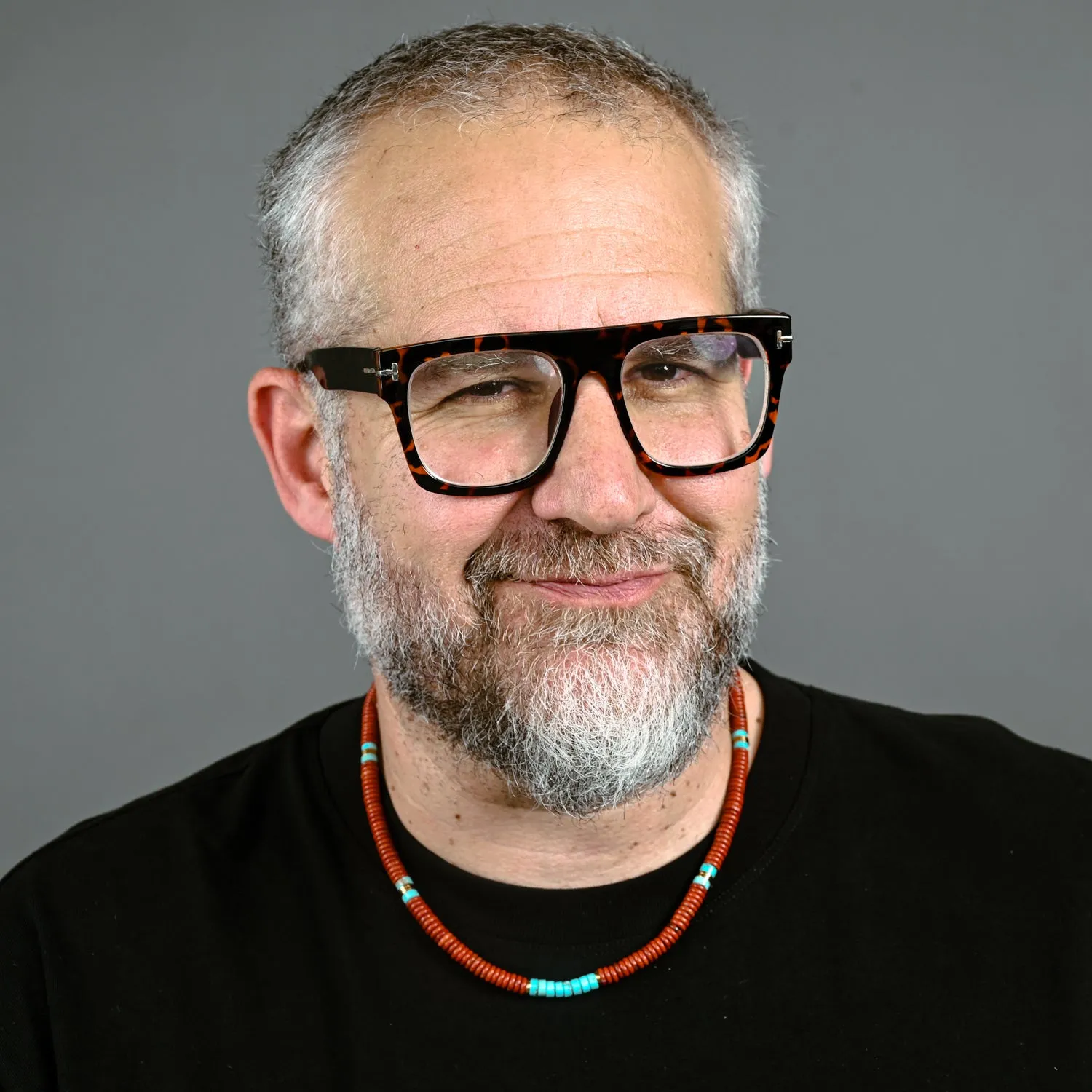 Nomadic Turquoise & Red Jasper Rope Beaded Necklace sold by Starfish Project product image thumbnail 2