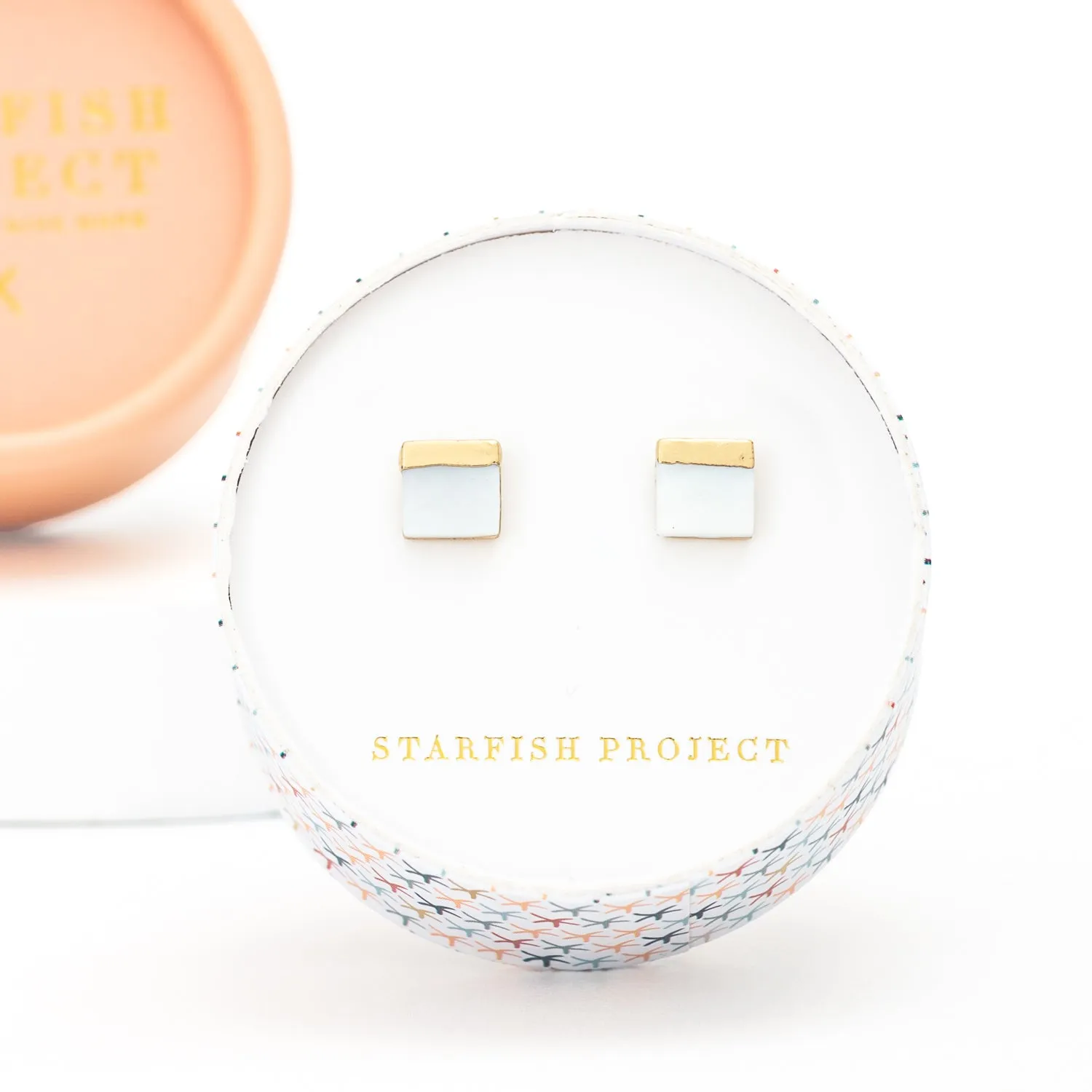 Kelly Mother of Pearl Stud Earrings sold by Starfish Project product image thumbnail 3