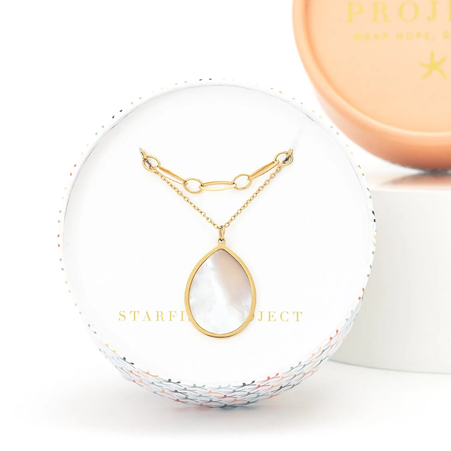 Holly Layered Mother-of-Pearl Necklaces sold by Starfish Project product image thumbnail 2