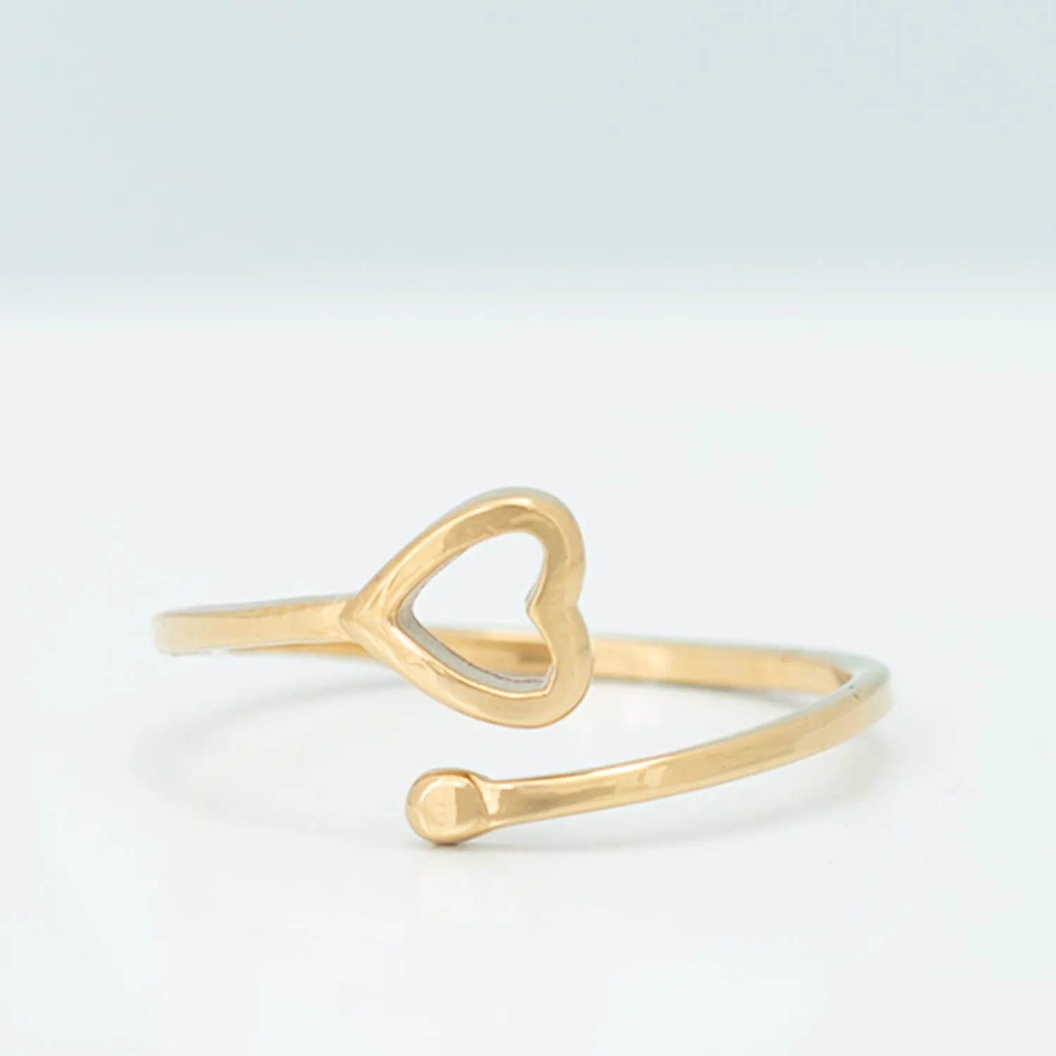 Ada Gold Heart Ring sold by Starfish Project product image thumbnail 5
