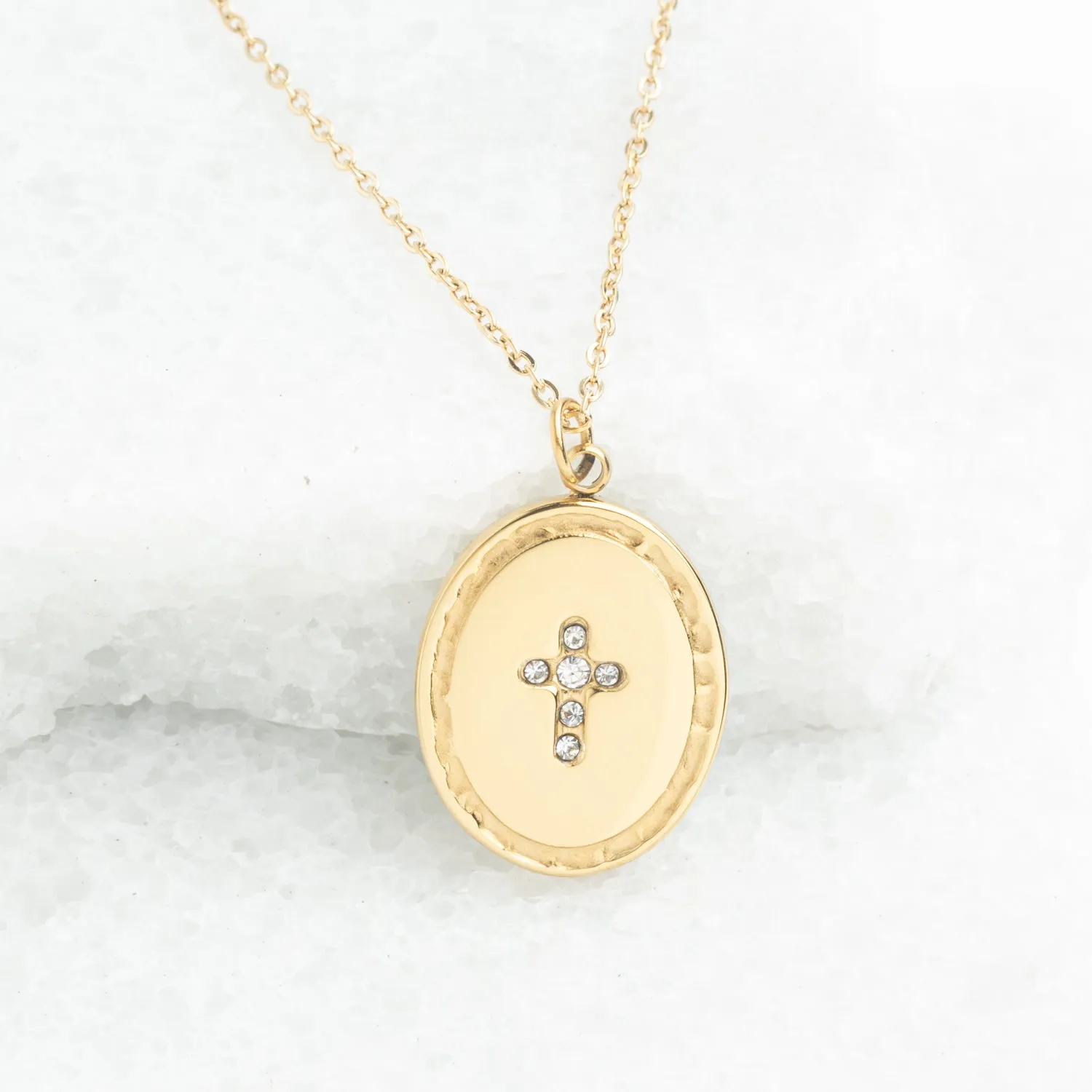 Shine Bright Cross Pendant in Mint sold by Starfish Project product image thumbnail 3