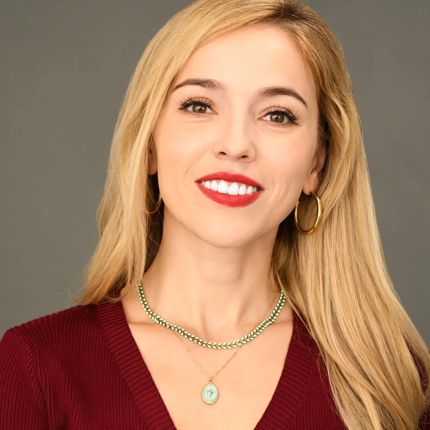 Shine Bright Cross Pendant in Mint sold by Starfish Project product image thumbnail 2