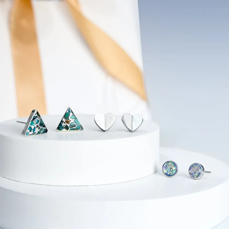 Life-Transforming Silver Stud Set sold by Starfish Project