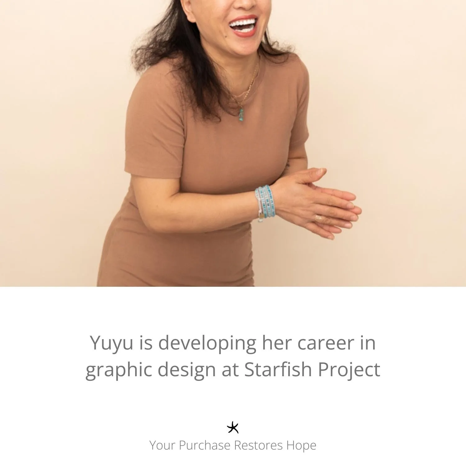 Ichthus Fish Necklace in Mint sold by Starfish Project product image thumbnail 4