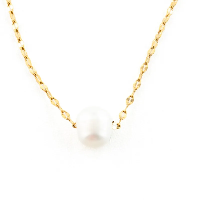 Annie Gold Pearl Necklace sold by Starfish Project