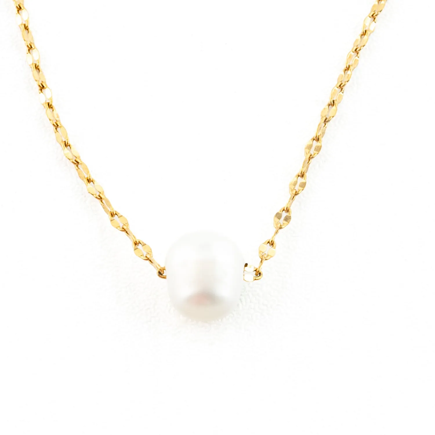 Annie Gold Pearl Necklace sold by Starfish Project