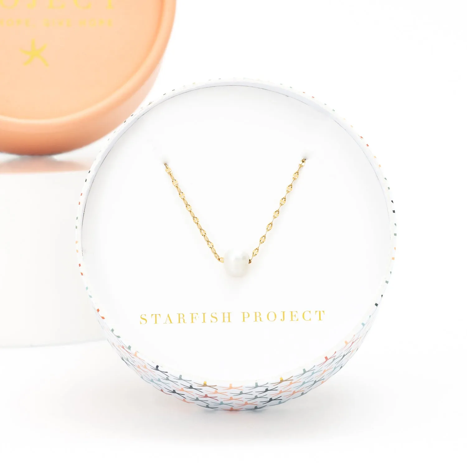 Annie Gold Pearl Necklace sold by Starfish Project product image thumbnail 2