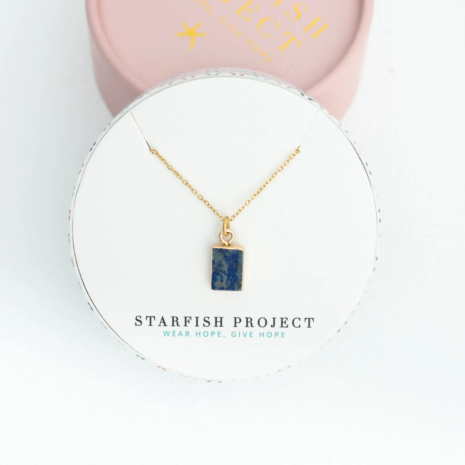 In The Clouds Lapis Necklace sold by Starfish Project product image thumbnail 2