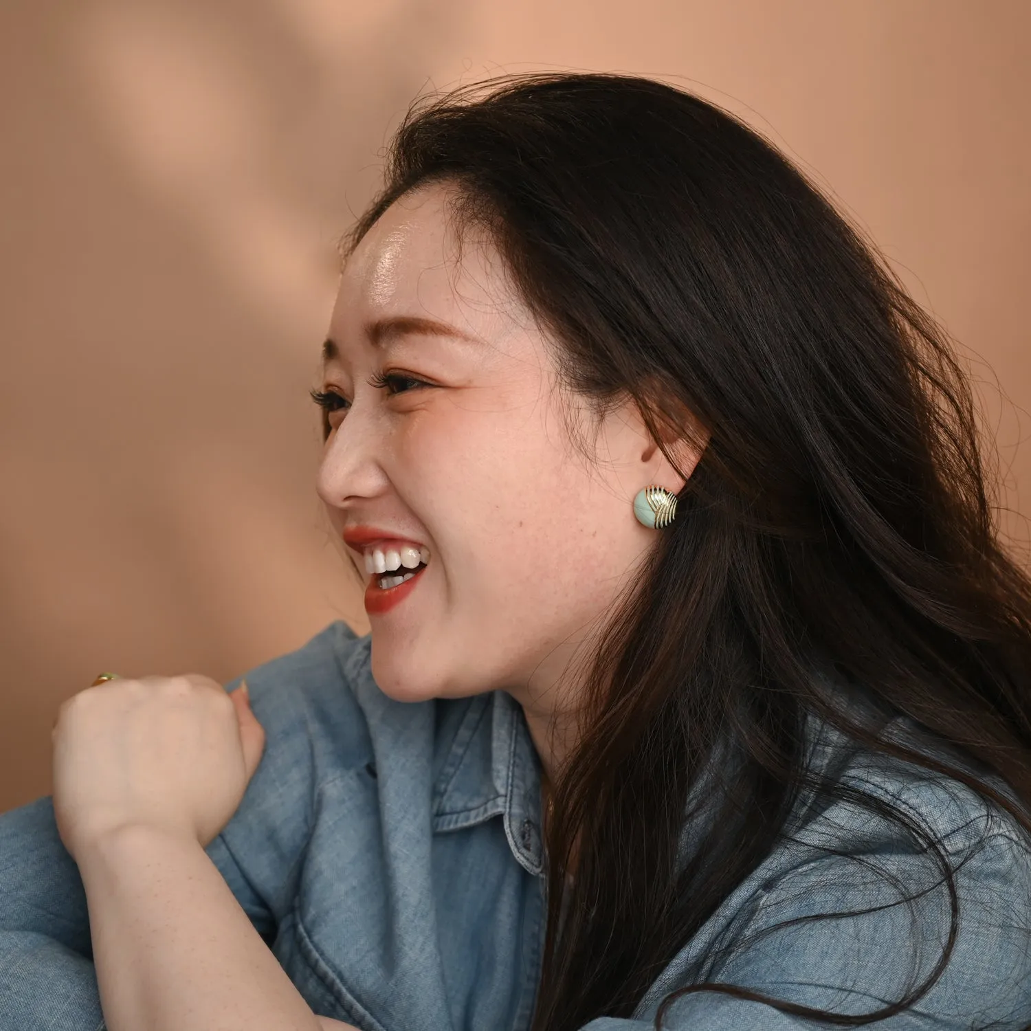 Serenity Wave Earrings sold by Starfish Project product image thumbnail 2