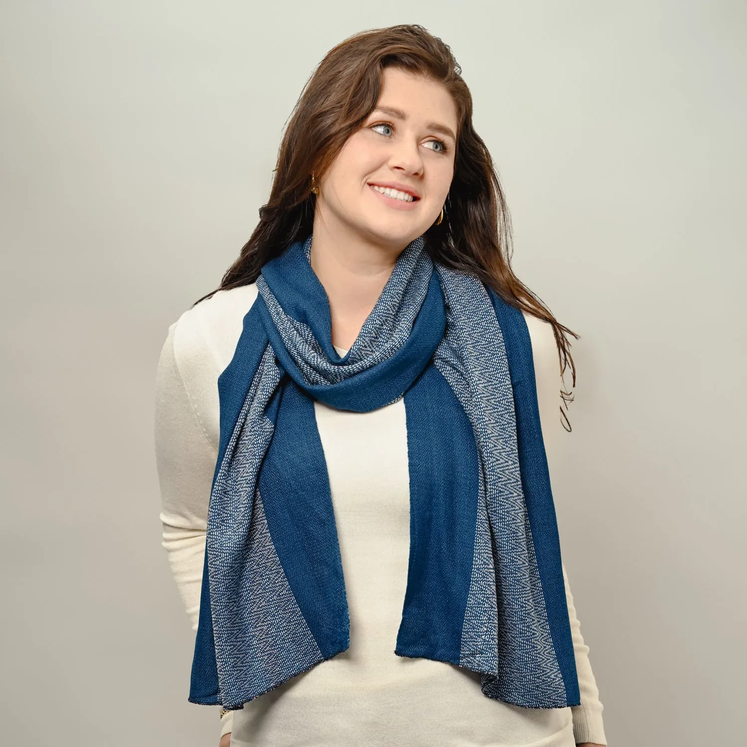 Threads of Indigo Scarf sold by Starfish Project product image thumbnail 2