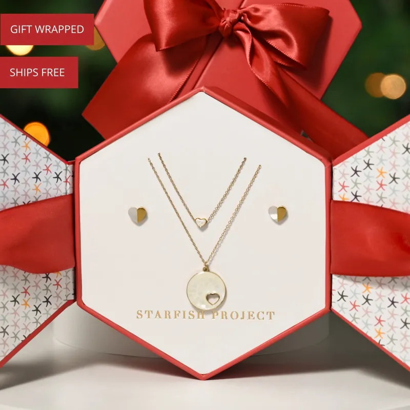 Journey Together Gift Set in Mother of Pearl sold by Starfish Project