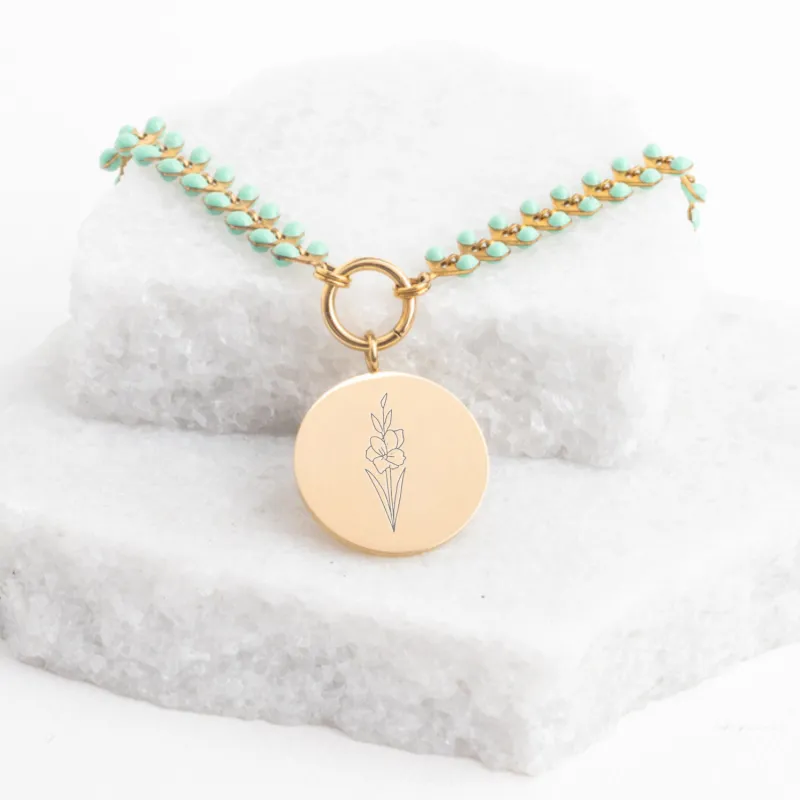 Birth Flower Seeds of Hope Necklace sold by Starfish Project