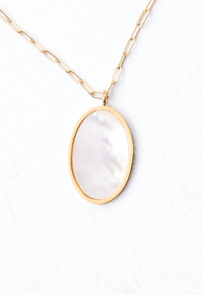Discover Hope Mother of Pearl Necklace sold by Starfish Project