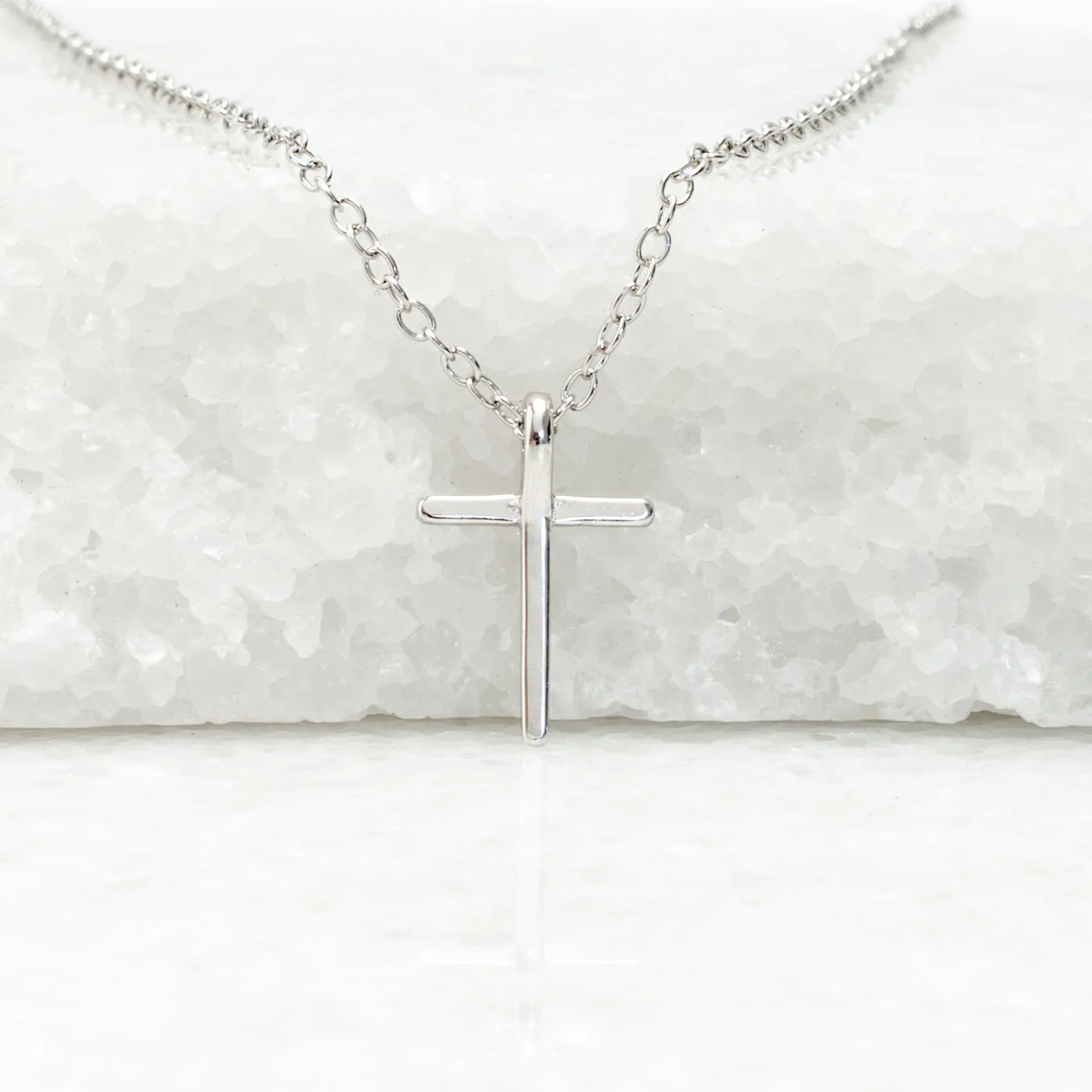 Faithful Sterling Silver Classic Cross Necklace sold by Starfish Project
